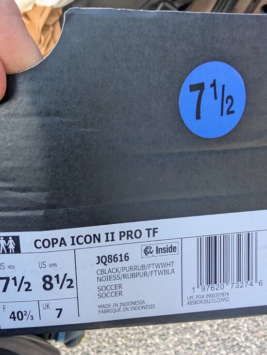 NEW Adidas COPA ICON II PRO TF Turf Cleat Boot Mens Size 7.5 Women\'s 8.5 JQ8616 main image 15
